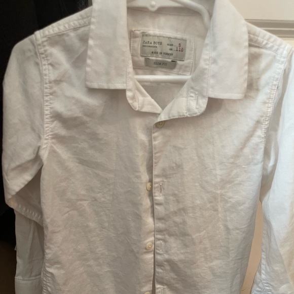 Zara Shirts & Tops Kids White Dress Shirt Poshmark